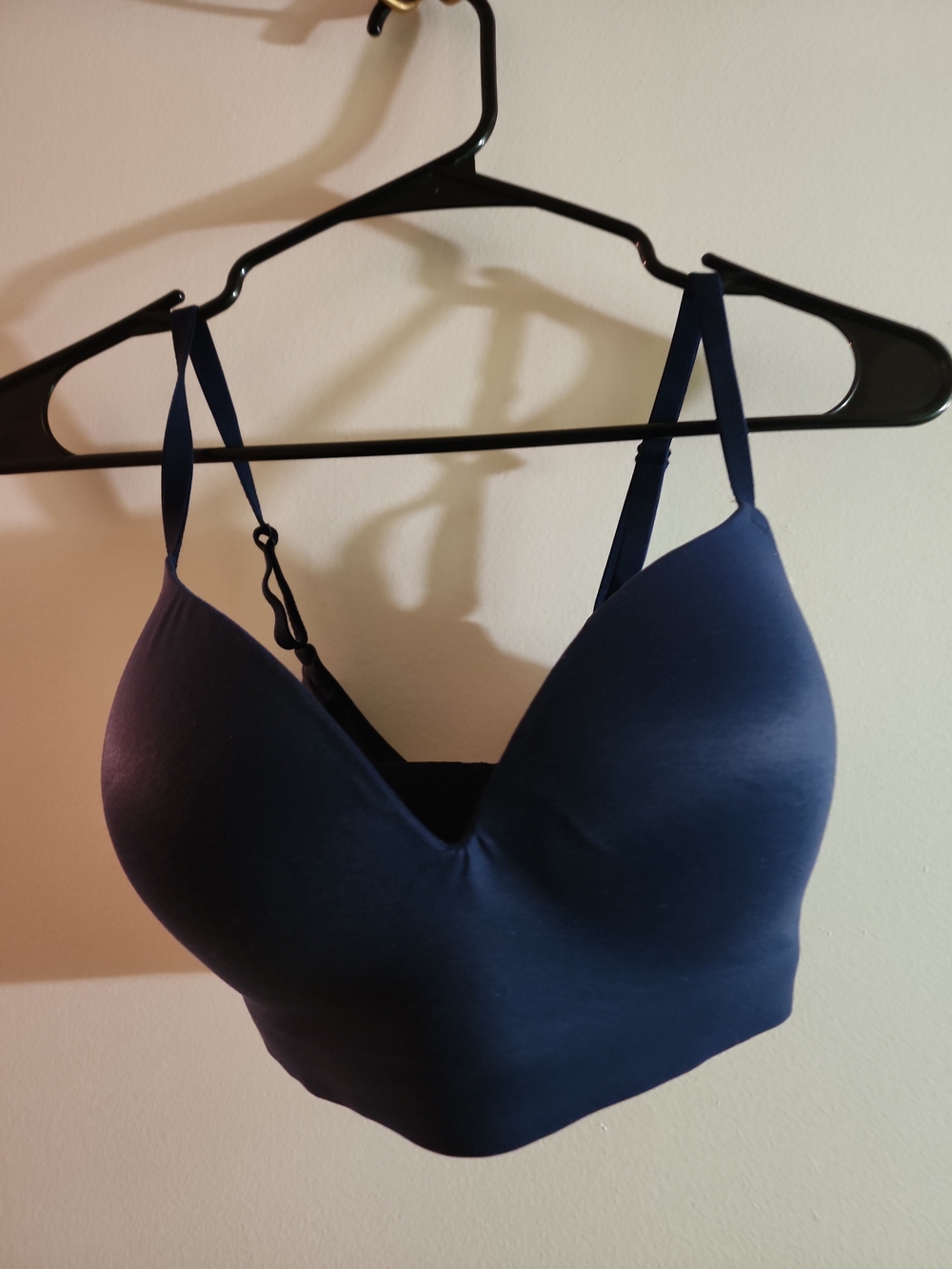 Soma Embliss Padded Wirefree Bra — Navy